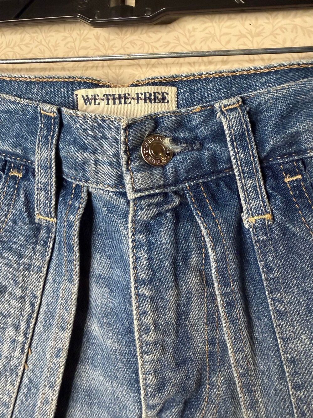 NWOT We The Free denim mini skirt - Picture 3 of 10